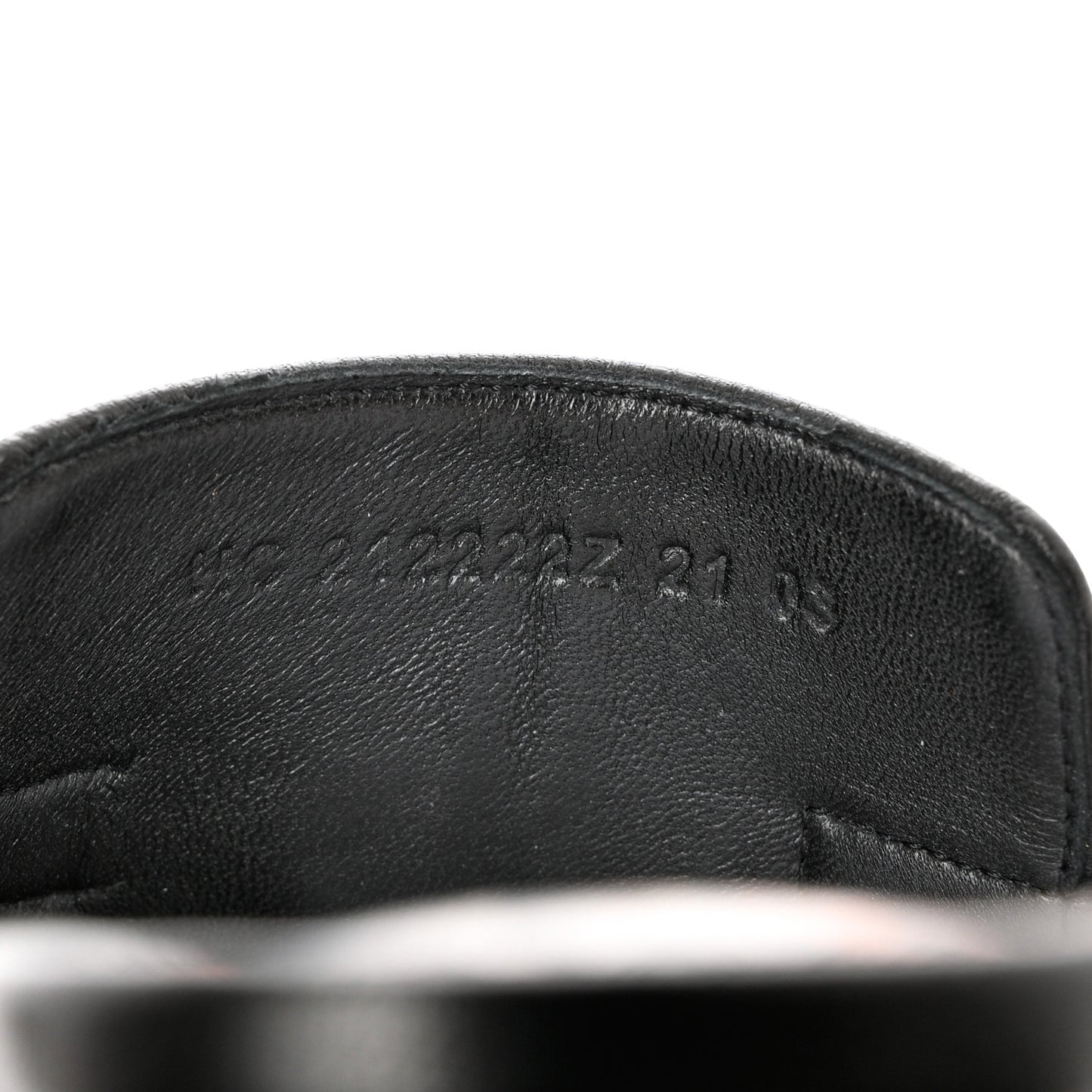 Goatskin Cute Sandals 38.5 Black