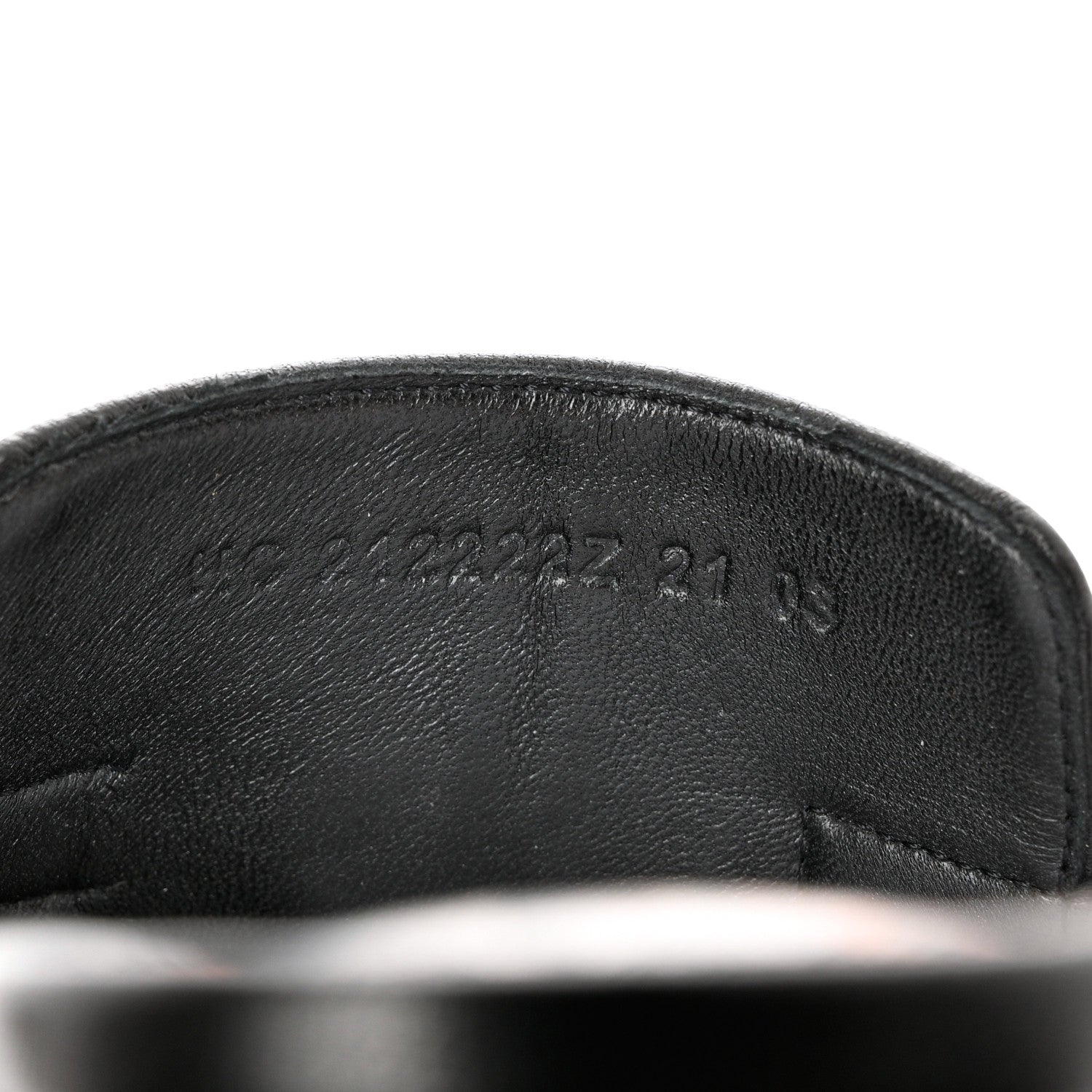 Hermes Goatskin Cute Sandals 38.5 Black 6 of 9