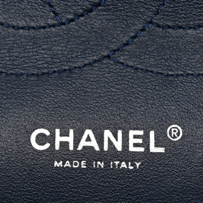 Chanel Patent Quilted Jumbo Double Flap Dark Blue 6 of 11