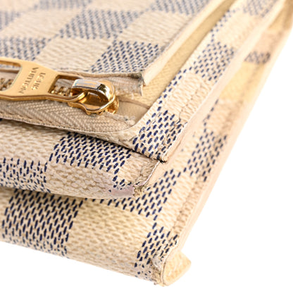 Louis Vuitton Damier Azur Long Origami Wallet 8 of 11