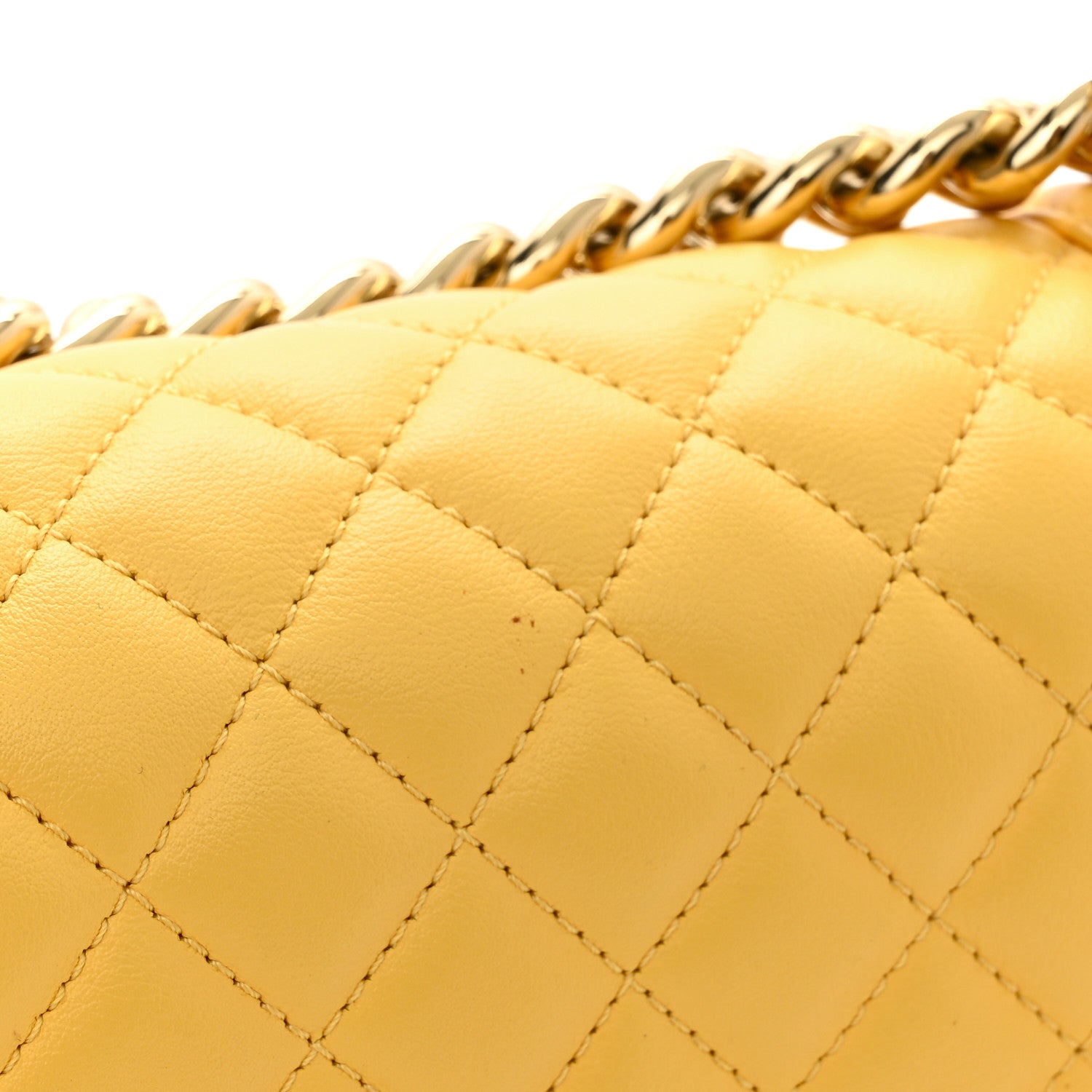 Chanel Calfskin Quilted Small Boy Flap Yellow 12 of 12