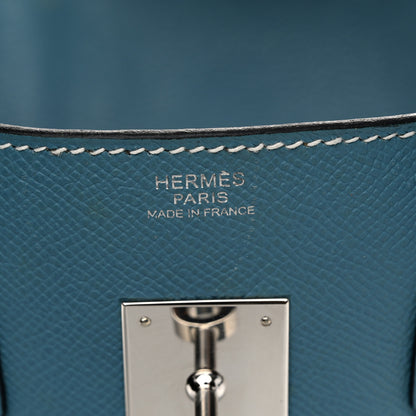 Hermes Epsom Birkin 30 Blue Jean 5 of 13