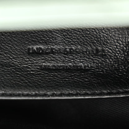 Saint Laurent Suede Calfskin Y Quilted Monogram Small Loulou Chain Satchel Vert Opaline 7 of 10
