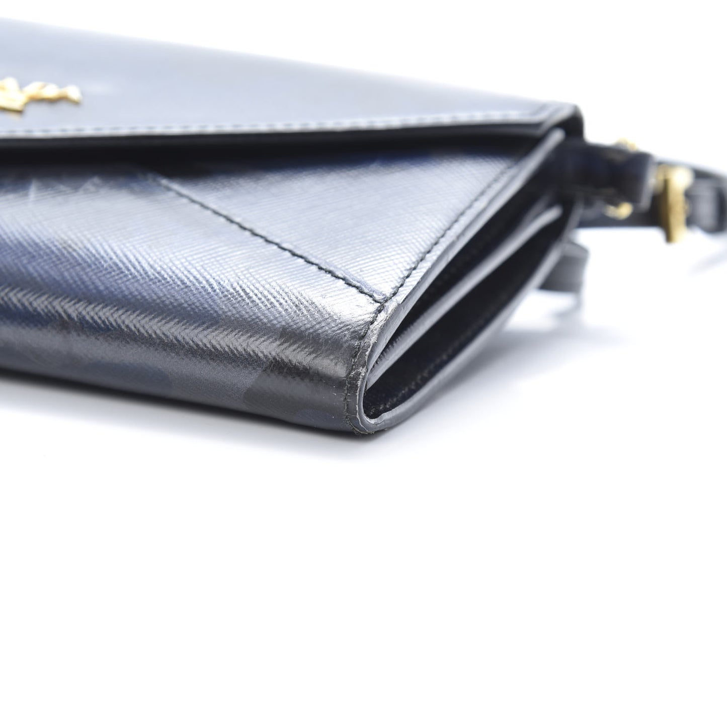 Saffiano Camouflage Print Envelope Crossbody Wallet Baltico