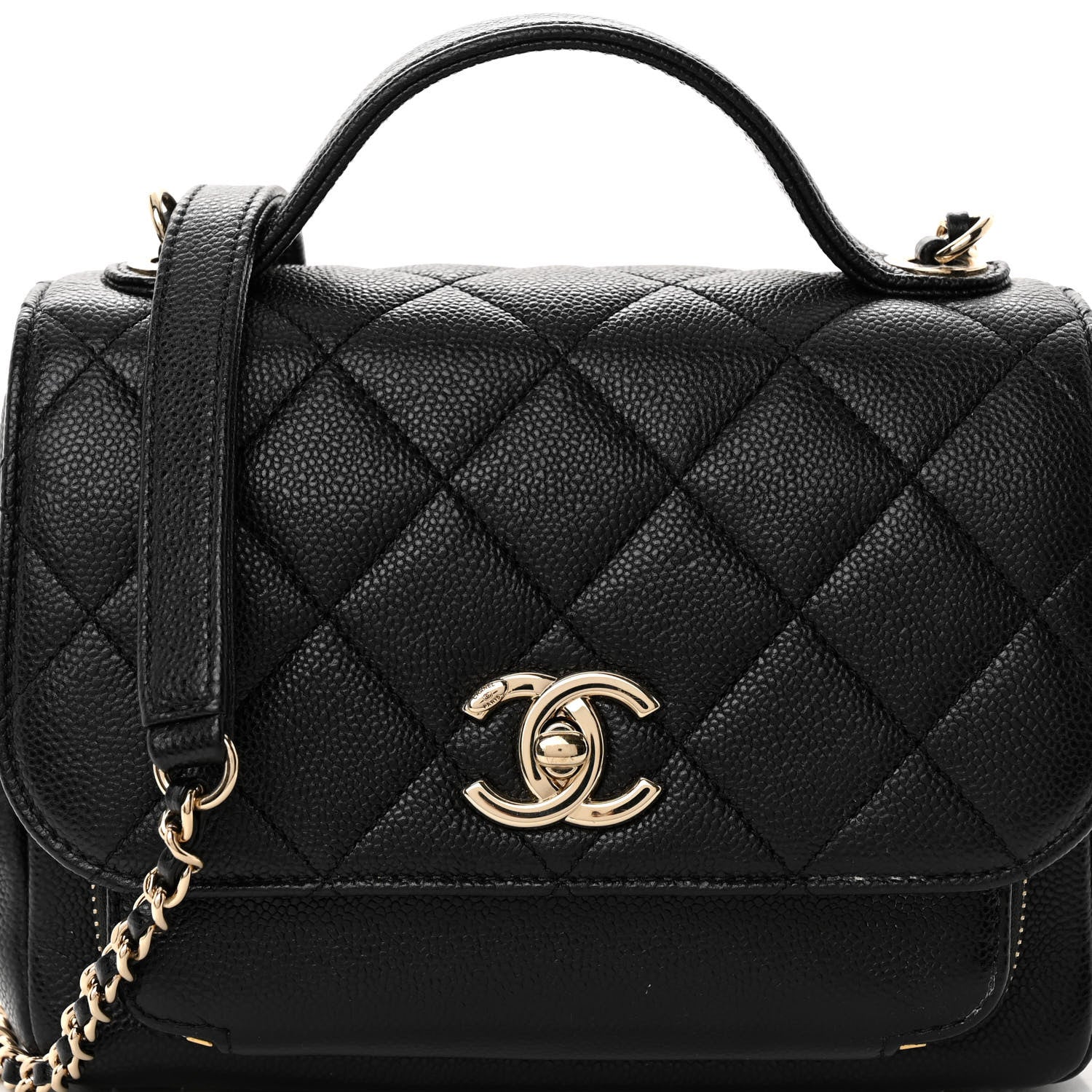 Chanel Caviar Quilted Small Business Affinity Flap Black 7 of 9