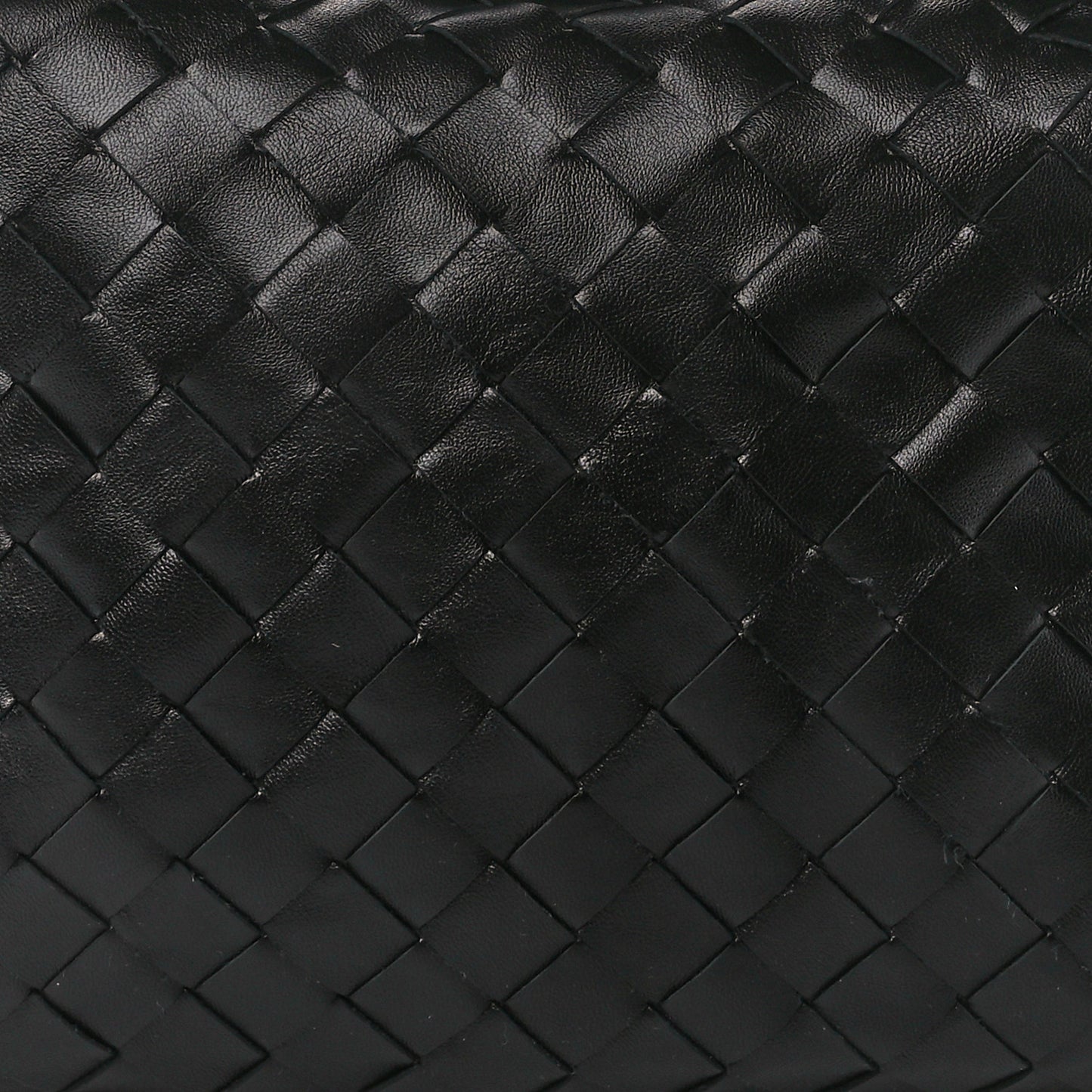 Calfskin Intrecciato Mini Hop Black