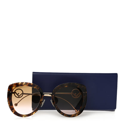 Fendi Acetate Metal F is Fendi FF Square Cat Eye Sunglasses FF 0424/F/S Havana 7 of 7
