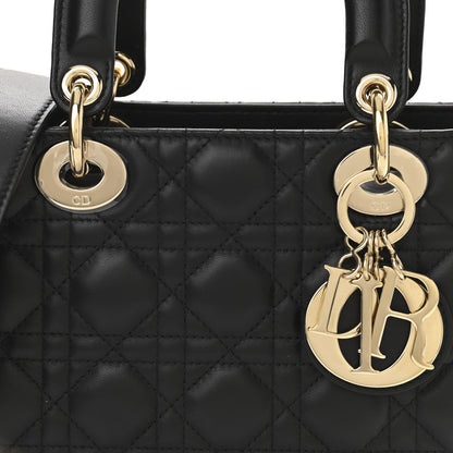 Christian Dior Lambskin Cannage Small My ABCDior Lady Dior Black 8 of 10