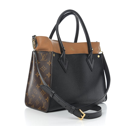 Louis Vuitton Calfskin Monogram On My Side Black 2 of 9