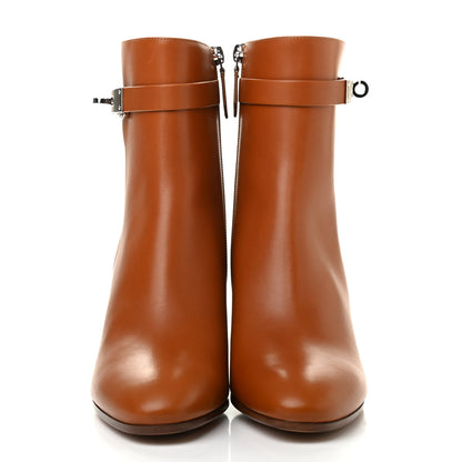 Hermes Calfskin Saint Germain Ankle Boots 39 Gold 2 of 8