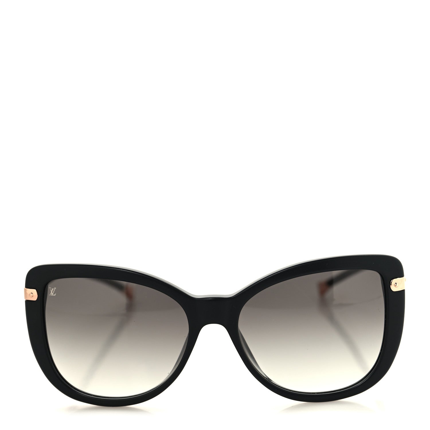 Louis Vuitton Monogram Acetate Charlotte Sunglasses Z0781E Black 2 of 7