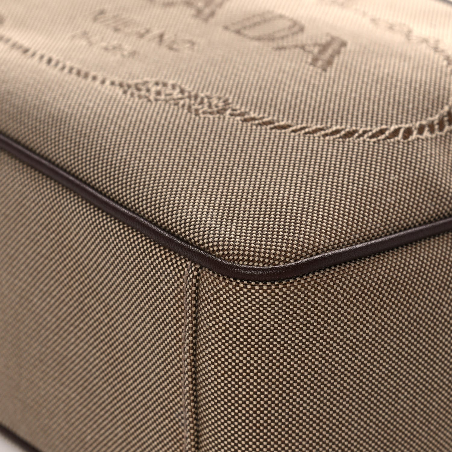 Prada Jacquard Logo Camera Bag Corda Bruciato 12 of 15