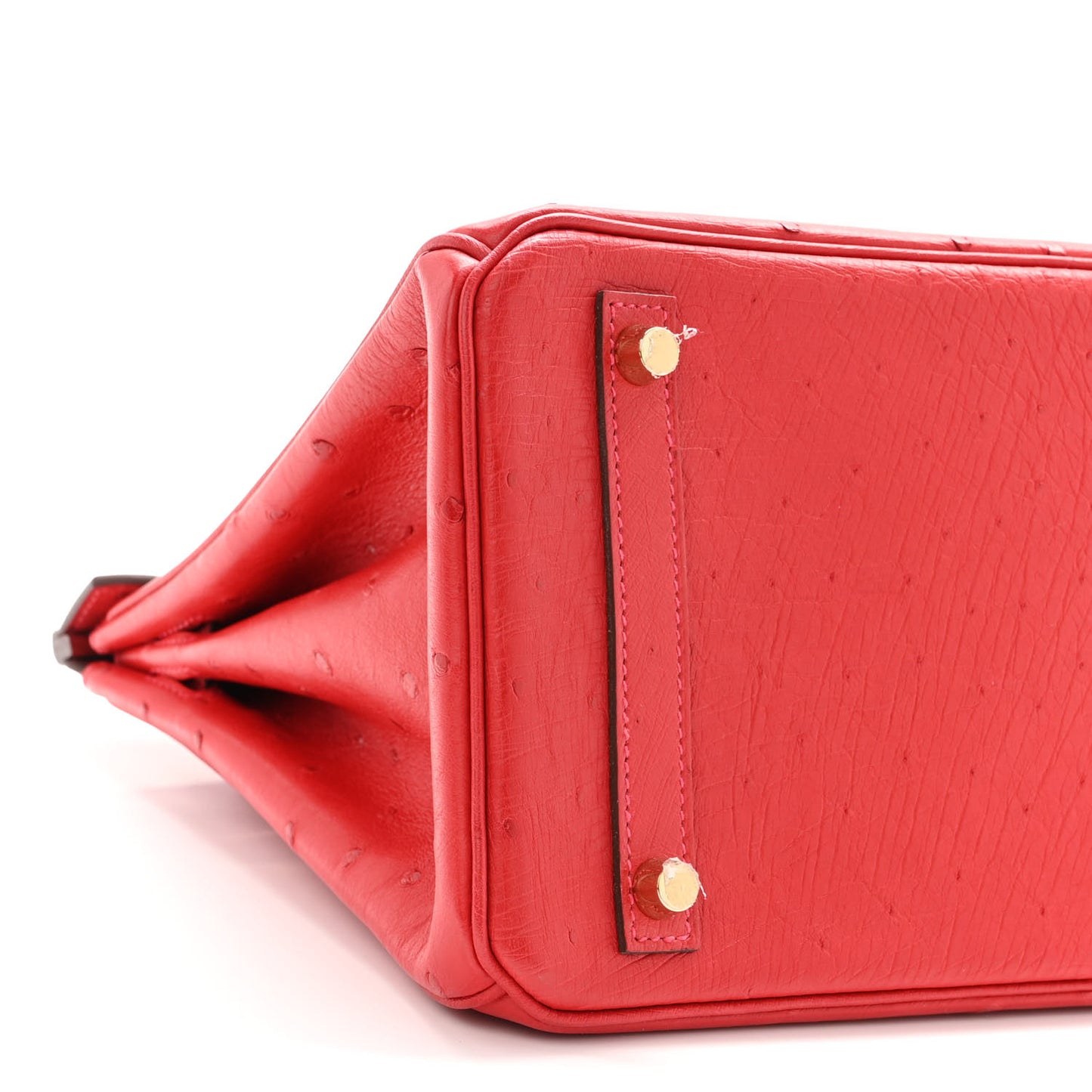 Ostrich Birkin 30 Rouge Vif