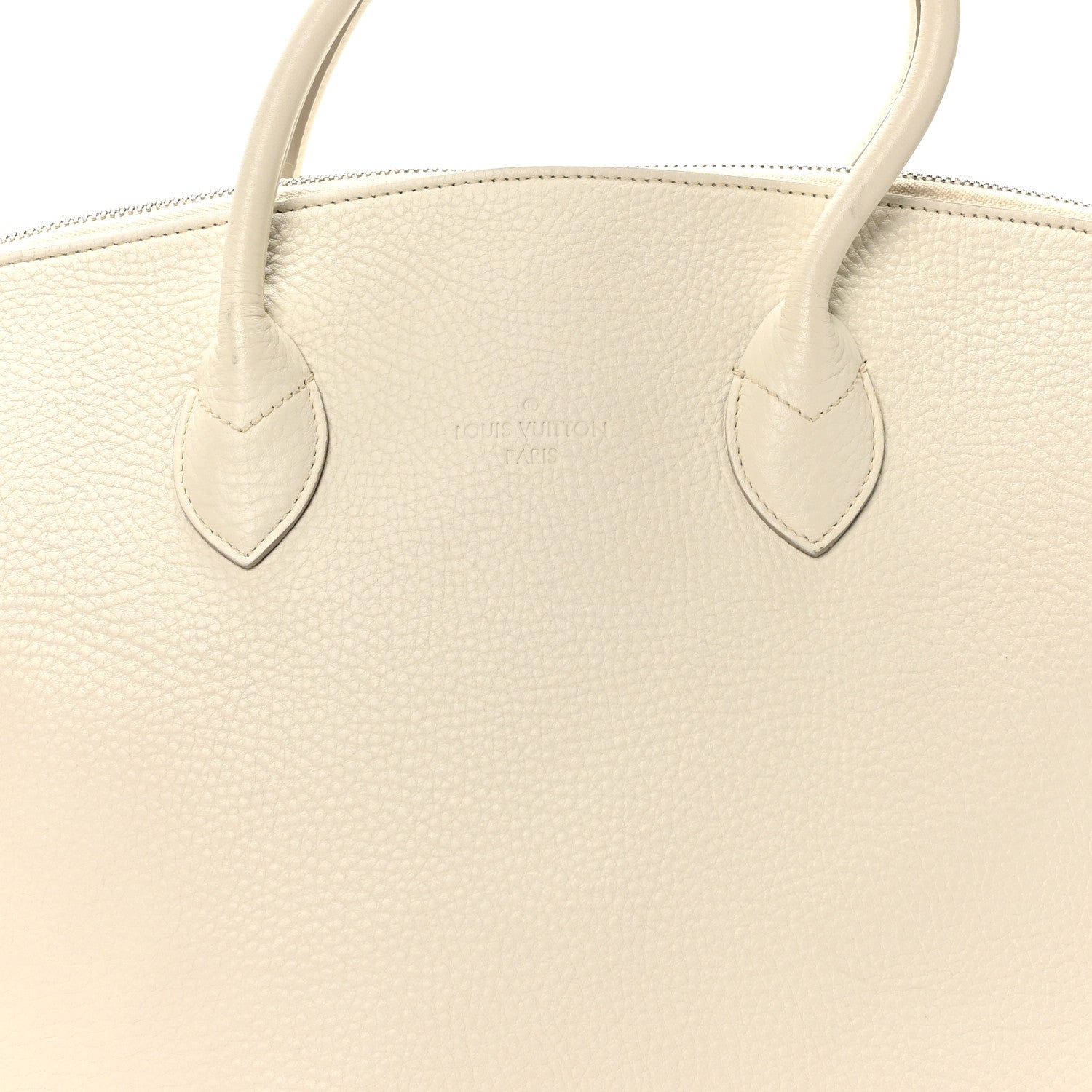 Louis Vuitton Veau Ecorce Haute Maroquinerie Lockit MM Ivory 7 of 9