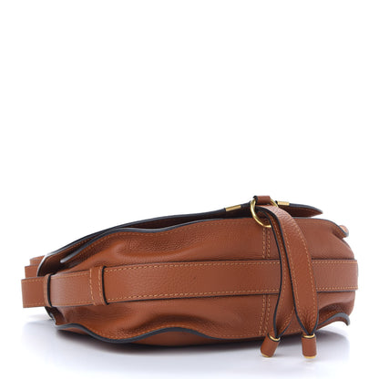 Chloe Calfskin Medium Marcie Round Crossbody Bag Tan 4 of 8
