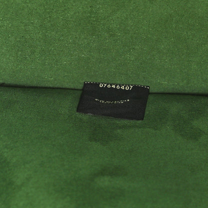Fendi Vitello Cher Plexiglass Logo Debossed Medium Fendi Sunshine Shopper Tote Verde Islanda 8 of 9