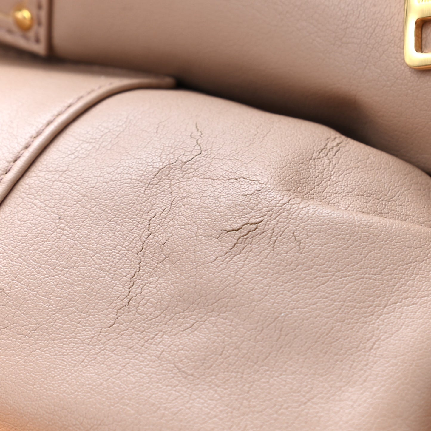 Nappa Gaufre Clutch Cera