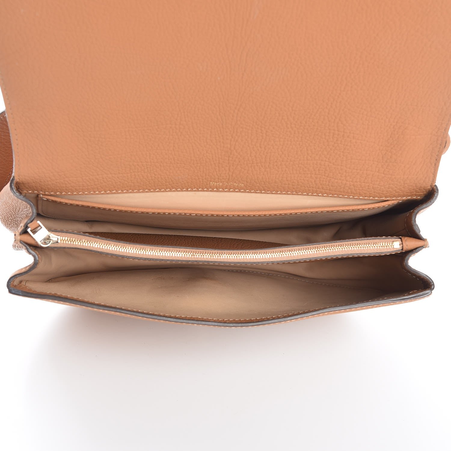 Delvaux Crispy Calfskin Le Mutin Saddle Bag Vegetal 5 of 18