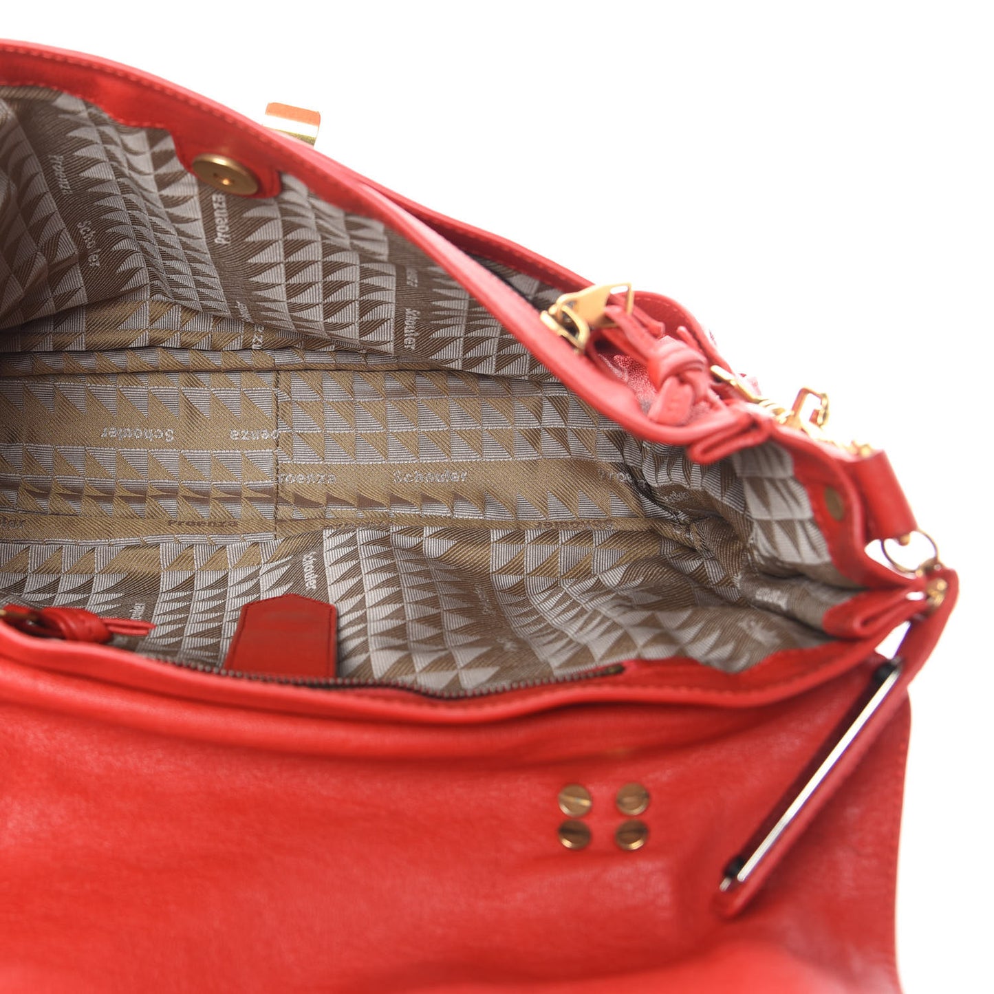 Lambskin Medium PS1 Satchel Red