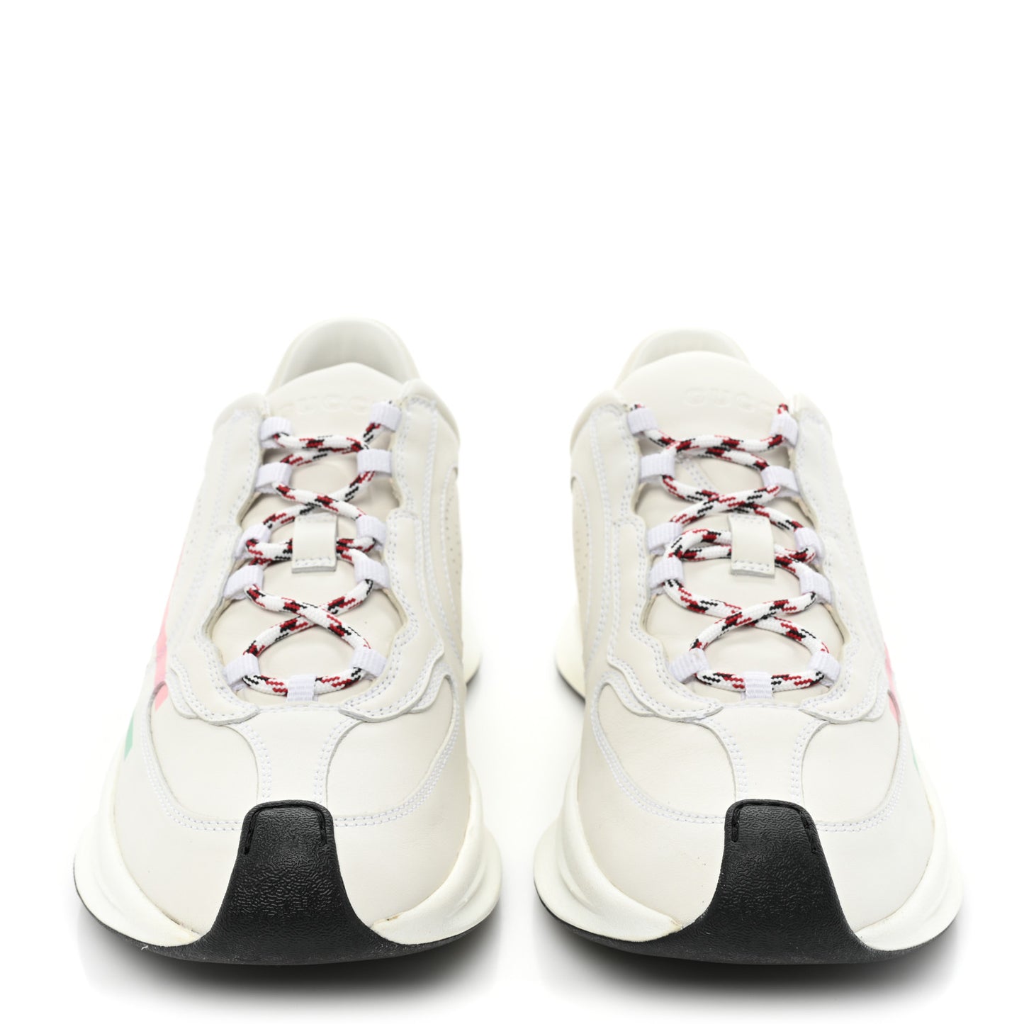 Ultralight Plutone Calfskin Womens Gucci Run Sneakers 37.5 Great White