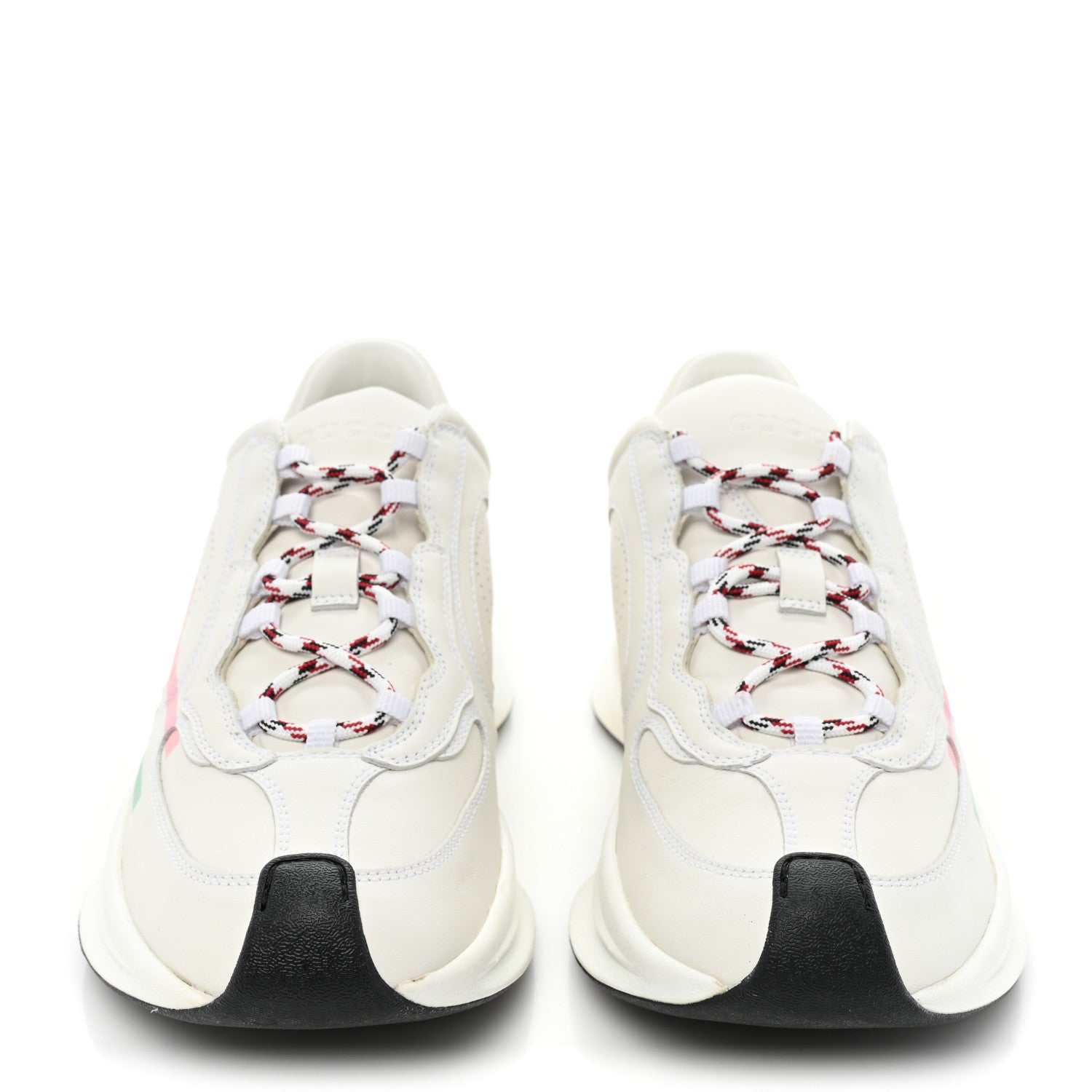 Gucci Ultralight Plutone Calfskin Womens Gucci Run Sneakers 37.5 Great White 2 of 10