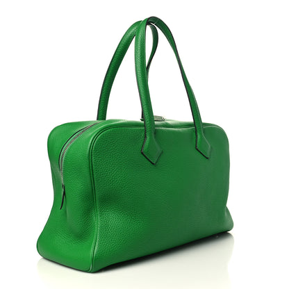 Hermes Taurillon Clemence Victoria II 35 Bambou 3 of 11