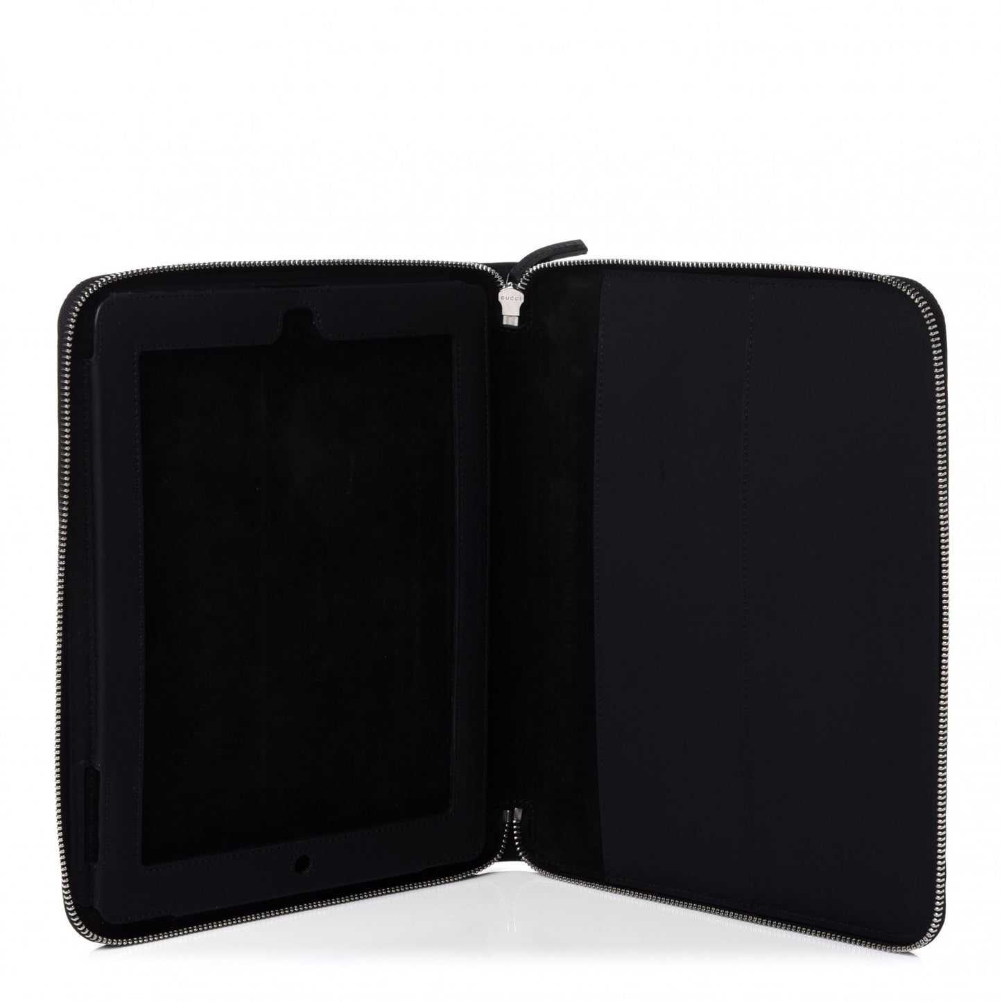 Guccissima Zip Around iPad Case Black