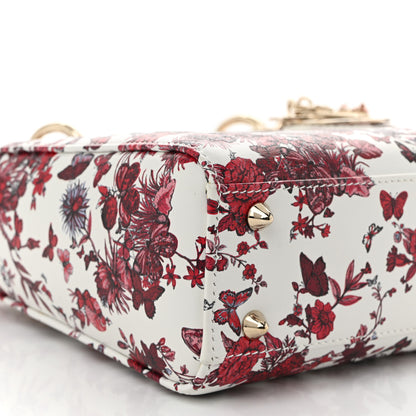 Christian Dior Calfskin Le Coeur Des Papillons Small My ABCDior Lady Dior White Multicolor 9 of 10