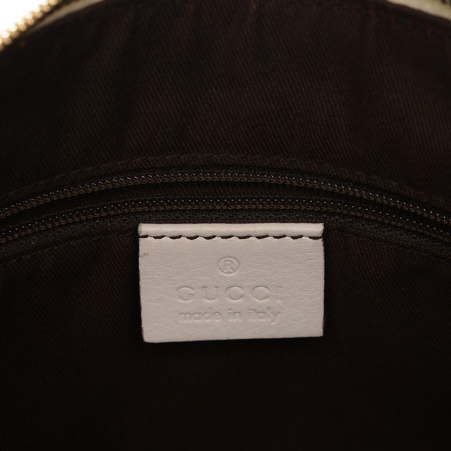 Monogram Large D Gold Ring Hobo Off White