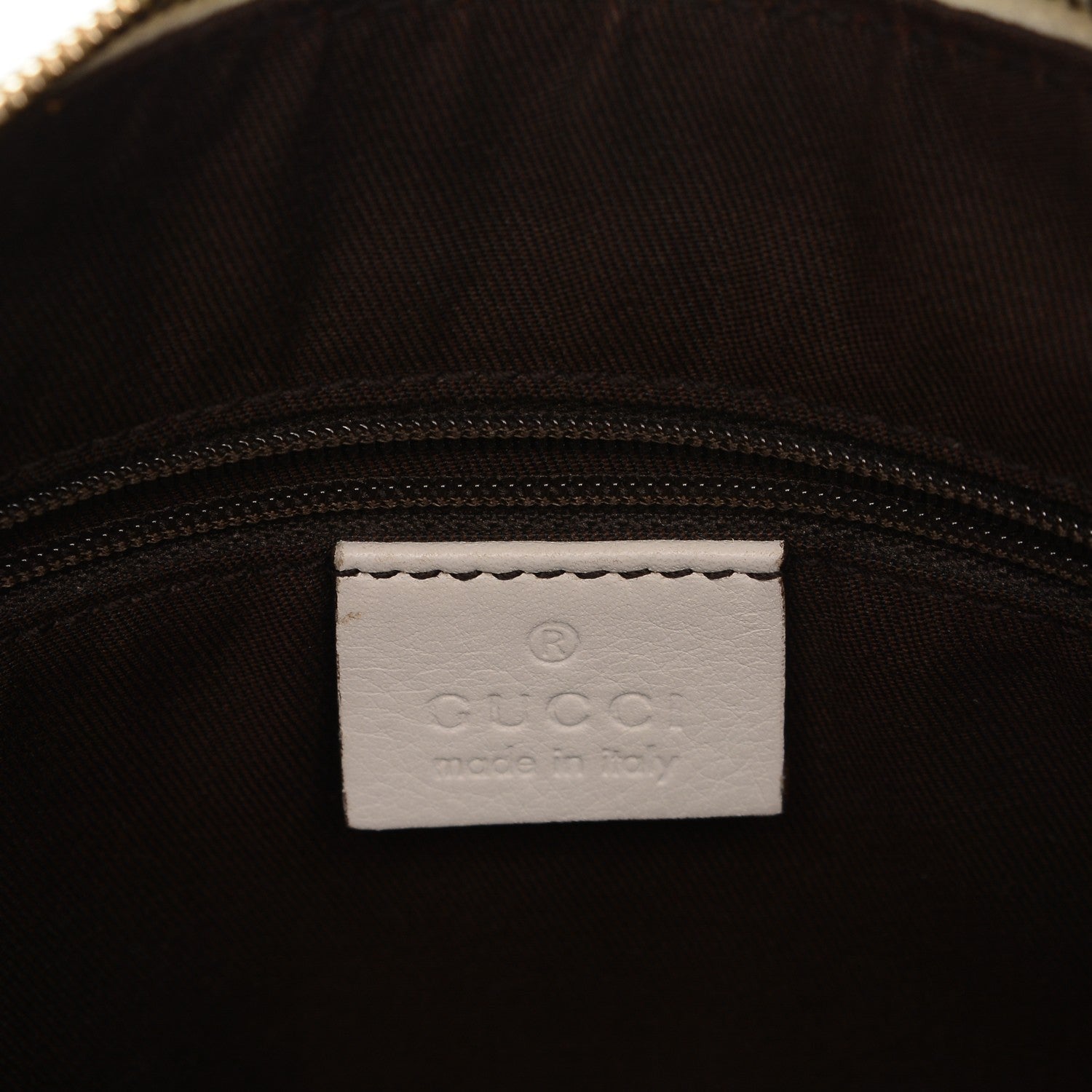 Gucci Monogram Large D Gold Ring Hobo Off White 6 of 6