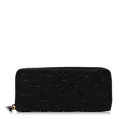 Louis Vuitton Empreinte Clemence Wallet Black 1 of 7
