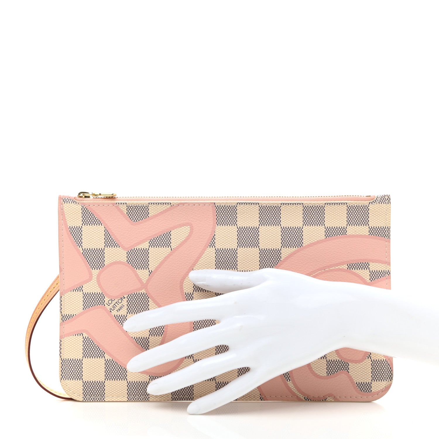 Louis Vuitton Damier Azur Tahitienne Neverfull MM GM Pochette 2 of 7