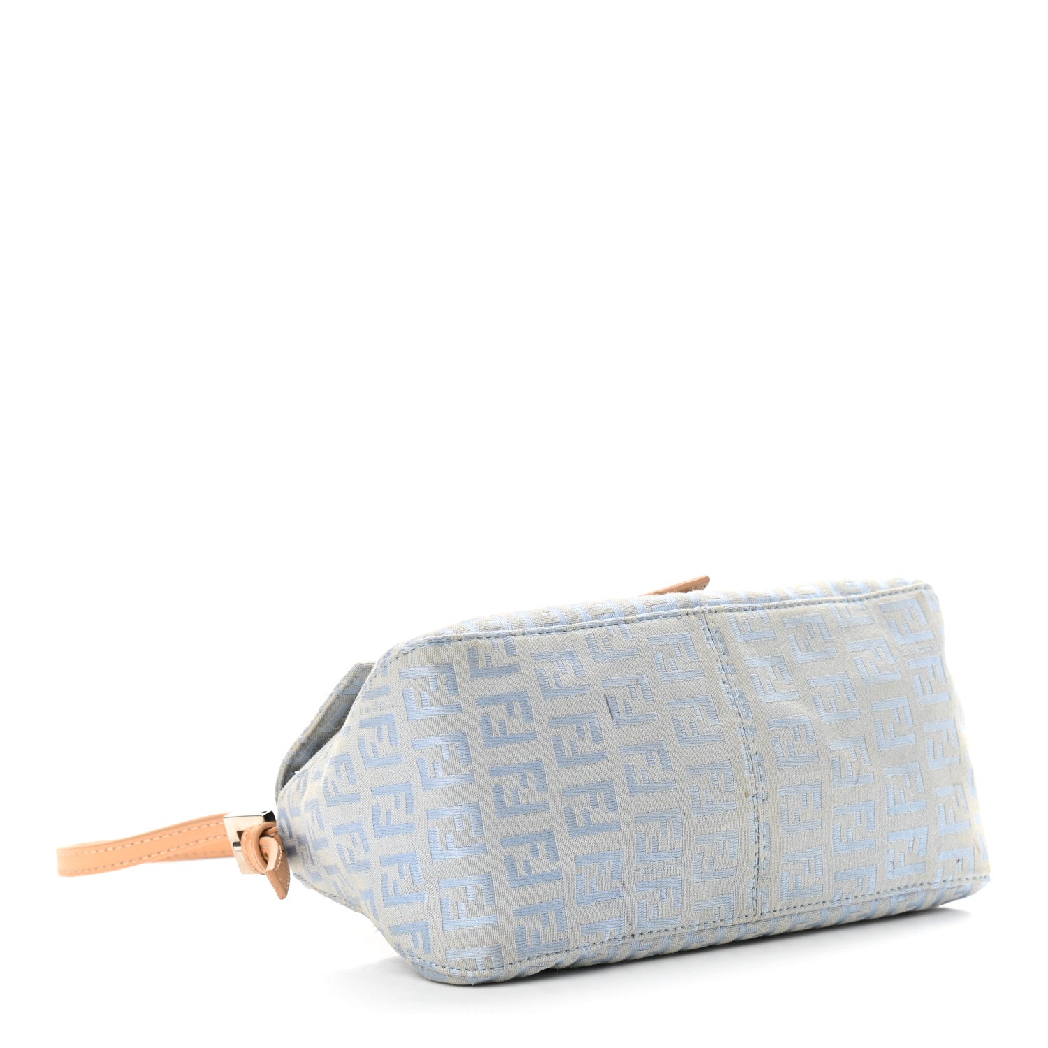 Fendi Zucchino Mini Mama Baguette Blue 4 of 9