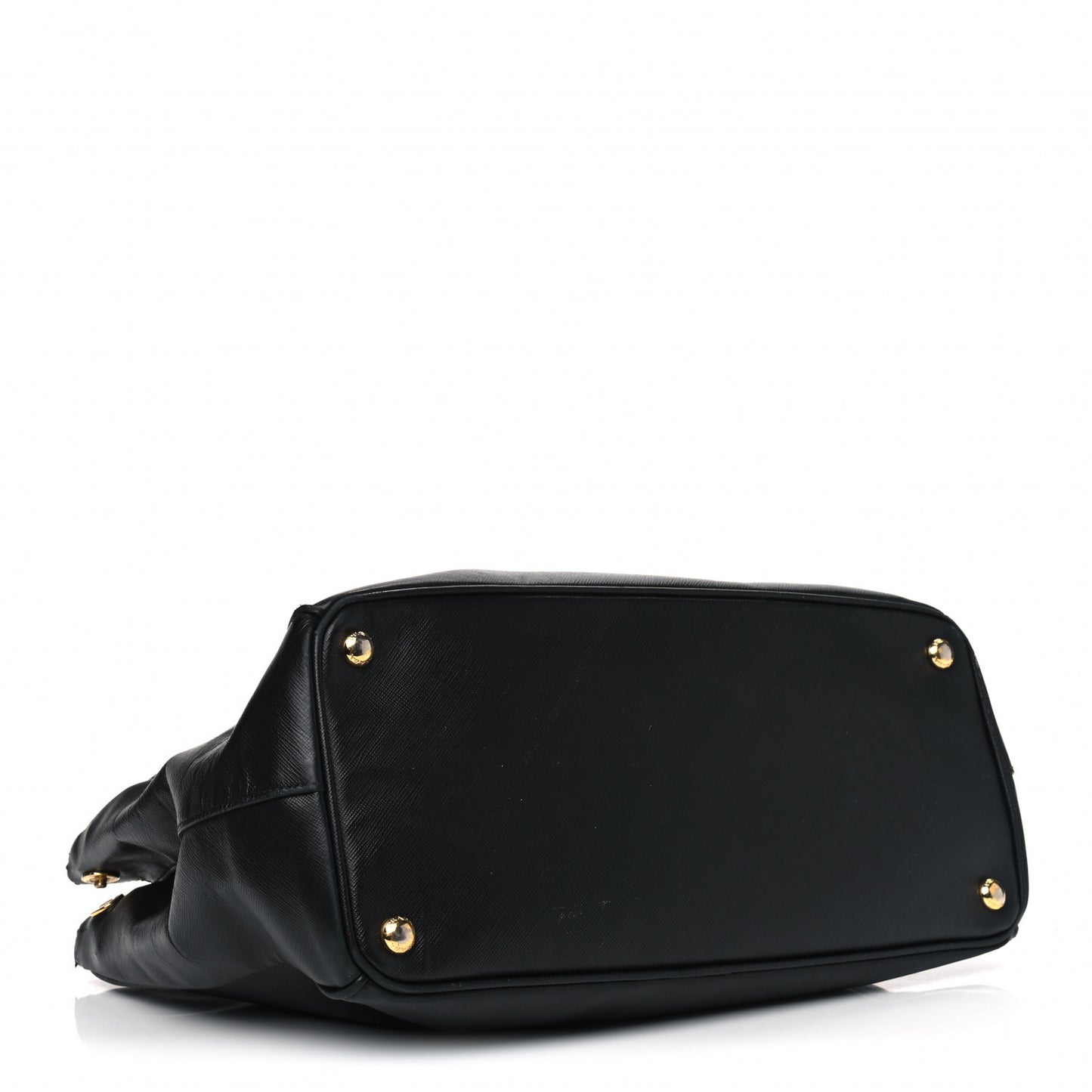 Saffiano Medium Galleria Double Zip Tote Black