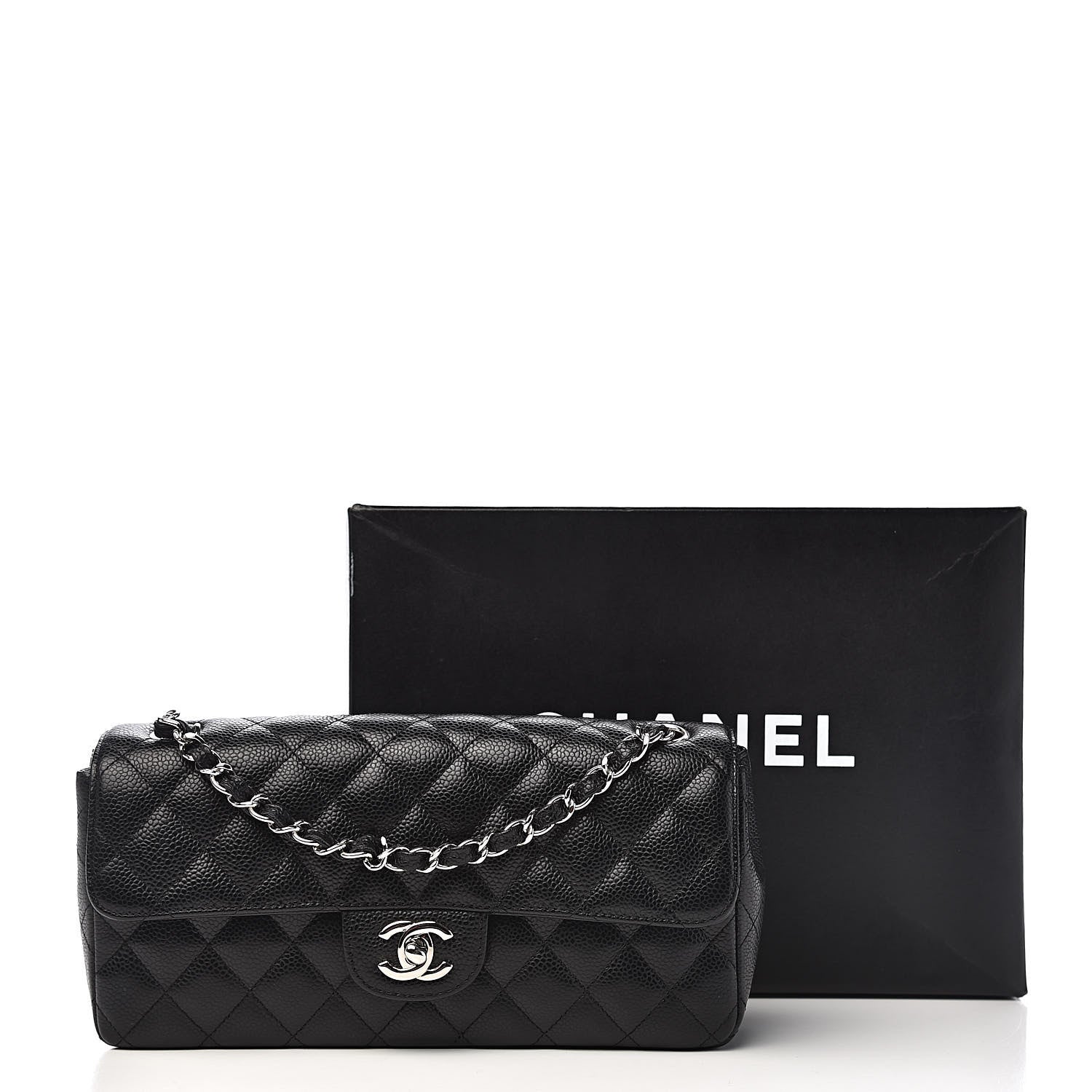 Chanel Caviar Quilted East West Flap Black 11 of 11