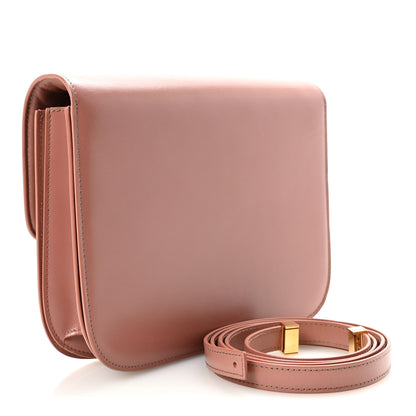 Celine Box Calfskin Medium Classic Box Flap Bag Antique Rose 3 of 10