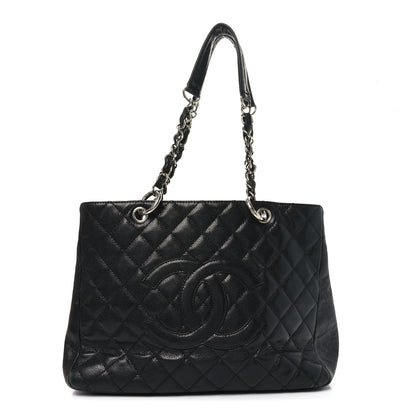 Chanel Caviar Quilted Grand Shopping Tote GST Black 1 of 10
