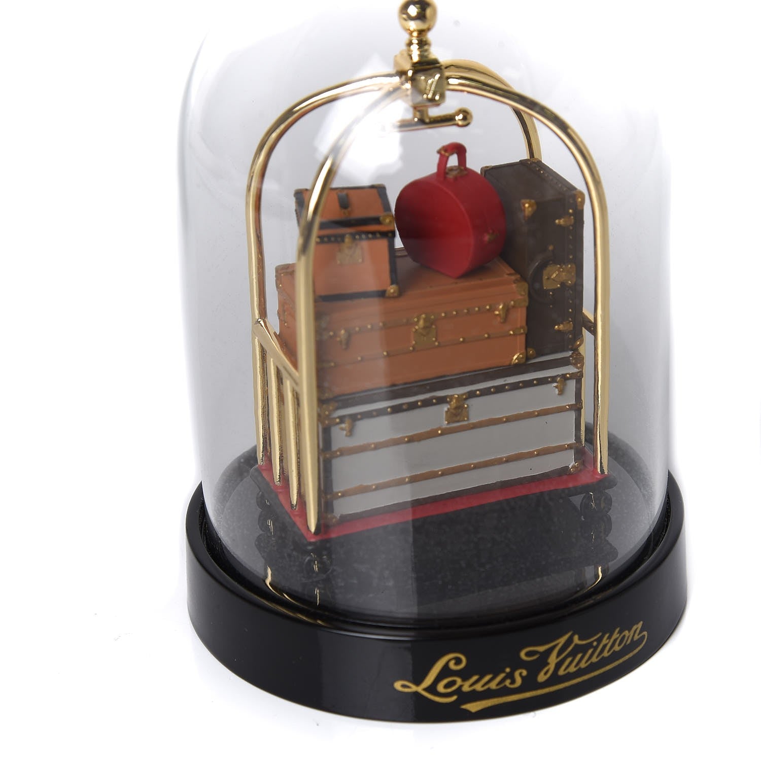 Louis Vuitton Glass Porters Trolley Dome Globe Boule 4 of 6
