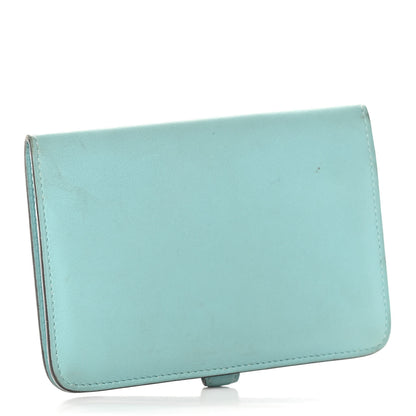Hermes Swift Dogon Compact Wallet Bleu Atoll 2 of 8