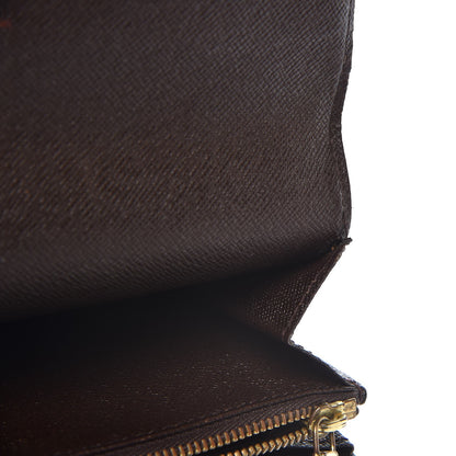 Louis Vuitton Damier Ebene Sarah Wallet 7 of 10