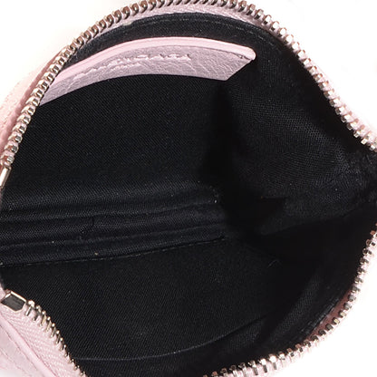 Balenciaga Agneau Giant 12 Silver Hardware M Porte-Monnaie Coin Purse Rose Poudre 5 of 11