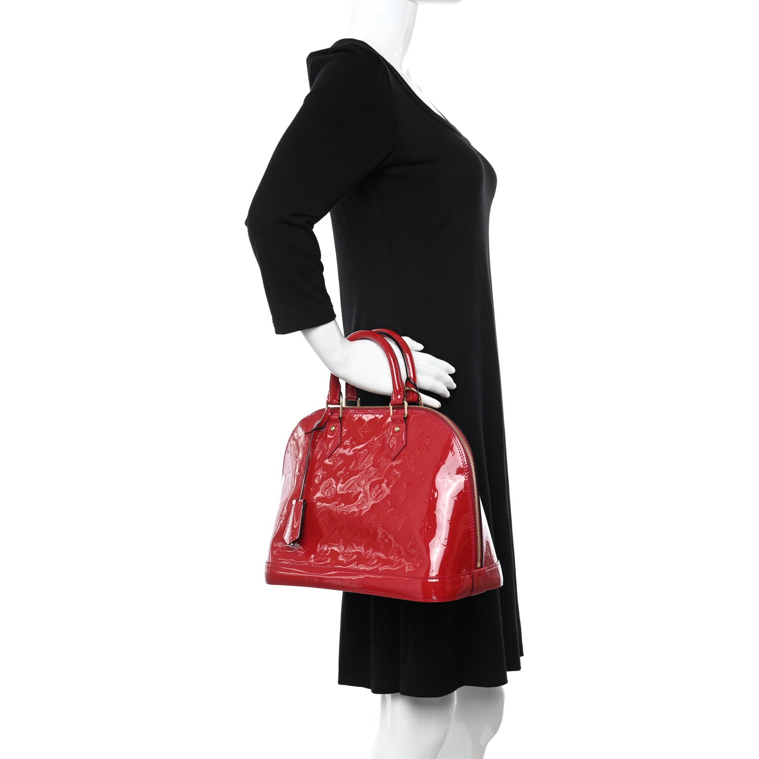 Louis Vuitton Vernis Alma PM Rose Indien 2 of 10