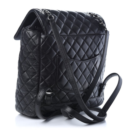 Chanel Lambskin Quilted Large Urban Spirit Backpack Black 2 of 8