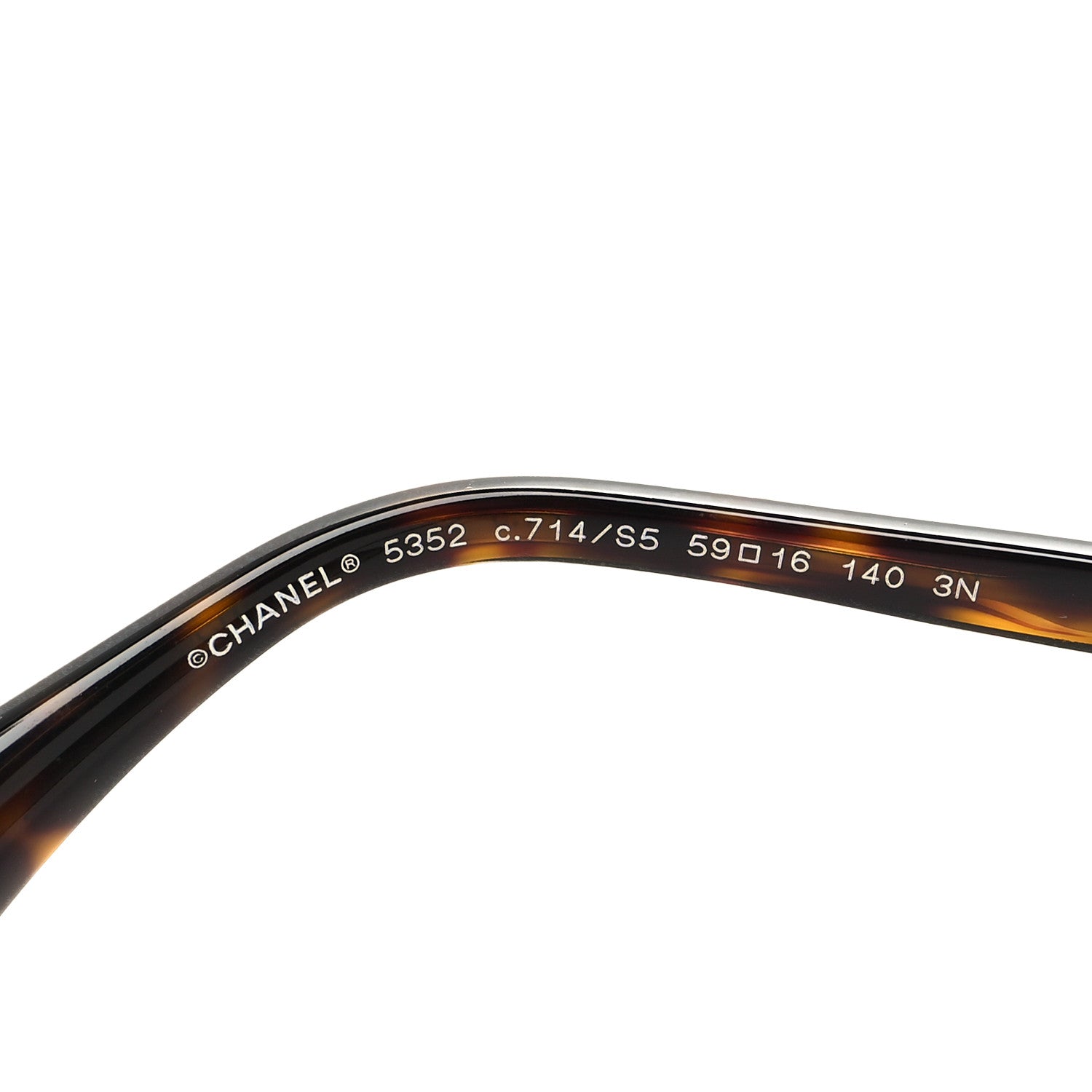Chanel Chain Polarized Sunglasses 5352 Tortoise 5 of 8