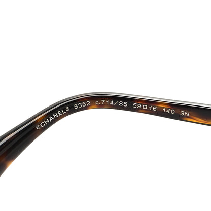Chanel Chain Polarized Sunglasses 5352 Tortoise 5 of 8