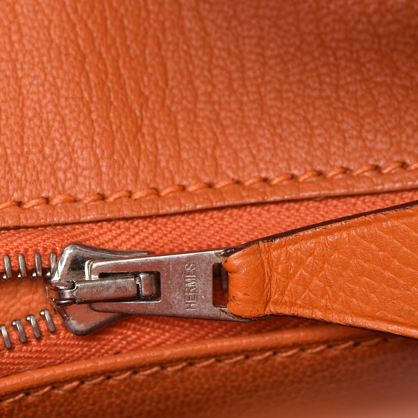 Epsom Birkin 25 Orange