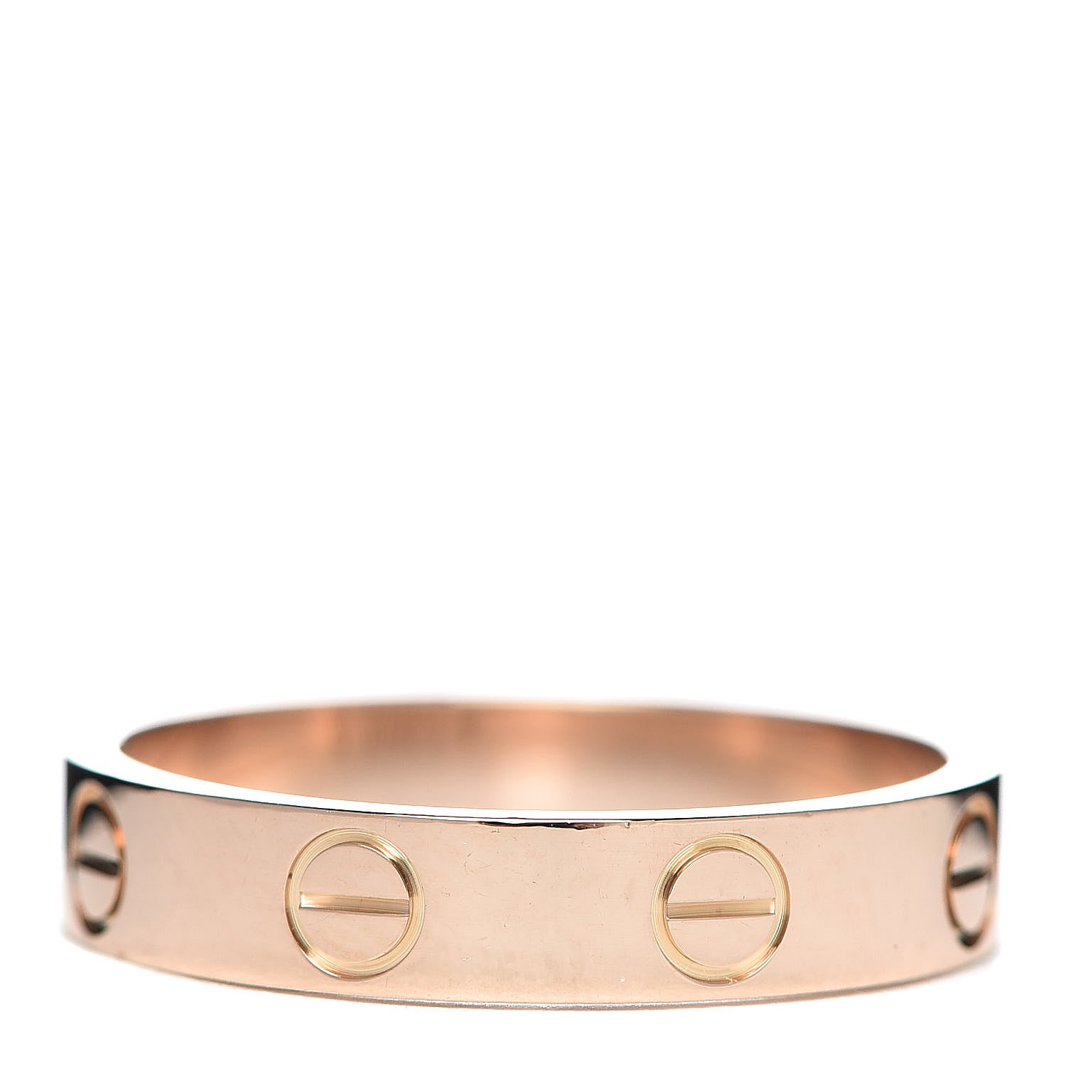 Cartier 18K Pink Gold 3.5mm LOVE Wedding Band Ring 51 5.75 3 of 5