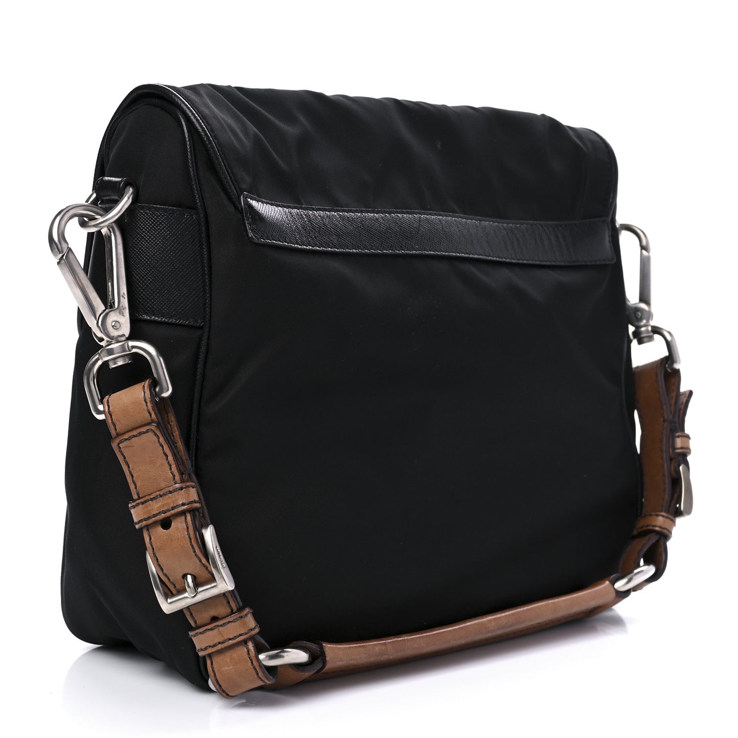Nylon Vela Shoulder Bag Black