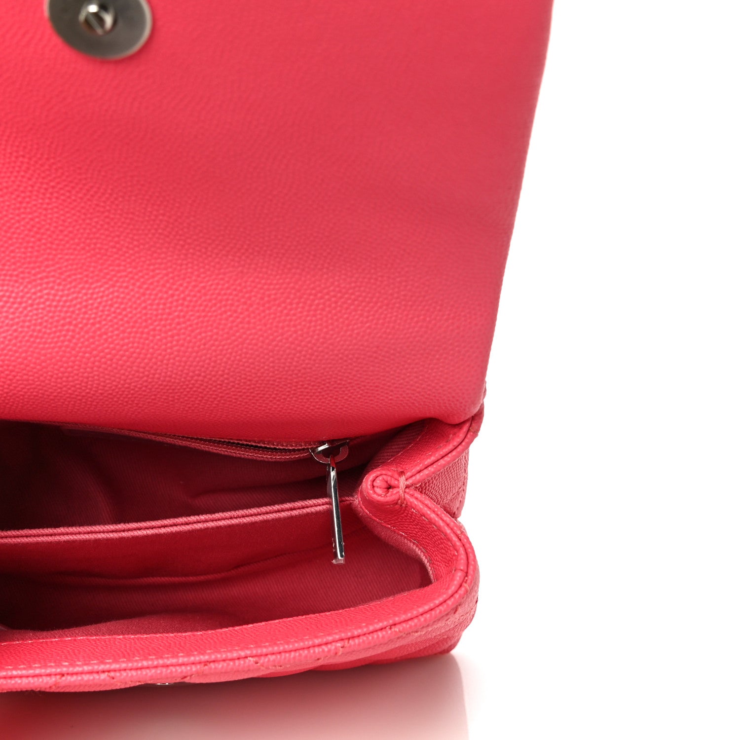 Chanel Caviar Quilted Incognito Extra Mini Coco Handle Flap Pink 5 of 11