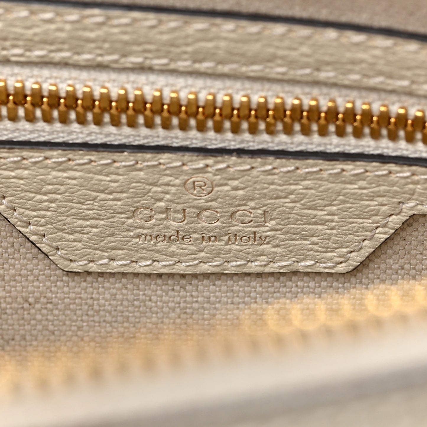 GG Supreme Monogram Web Large Ophidia Shoulder Bag Beige Ebony Mystic White